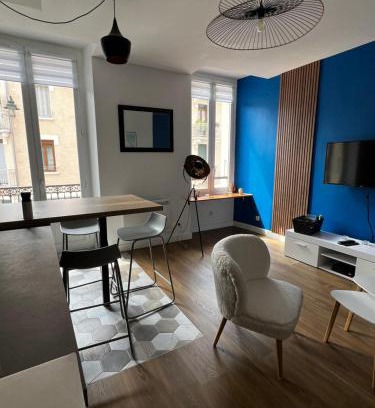 Aix-les-Bains Apartamento | Appartement le flamboyant - WIFI - CENTRAL - COSY