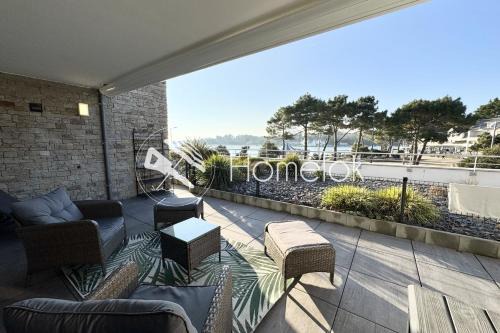 Guidel-Plages Apartamento | Appartement les pieds dans l'eau - T2 de standing
