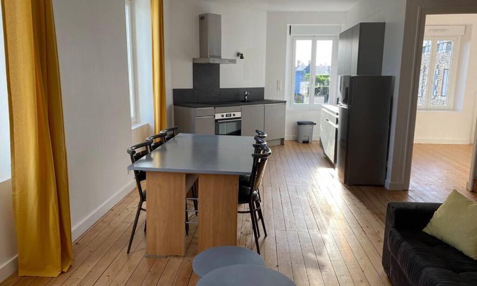 Cancale Apartamento | Appartement lumineux Cancale, 80m2, 3 chambres.
