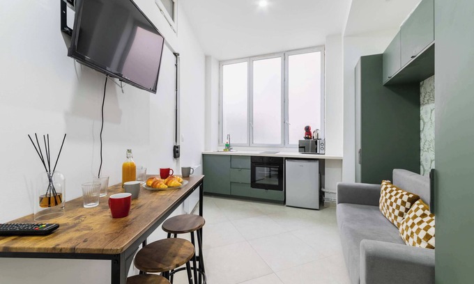 La Villette Apartamento | Appartement metro jaures tout equipe - Paris 19 - 4P