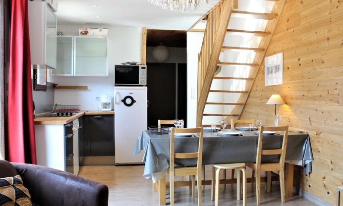 Risoul Apartamento | Appartement mezzanine 6 couchages, pied de pistes, Risoul - FR-1-330-507