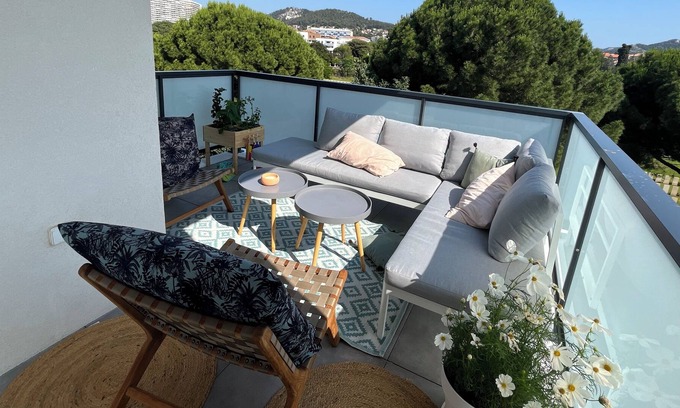 Mazargues Apartamento | Appartement Neuf Climatisé Avec Grande Terrasse