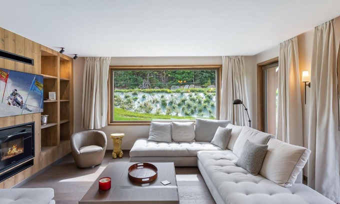 Le Planellet Apartamento | Appartement Neuf, Jardin Privé, 3 Chambres, Megève Mont d'Arbois - FR-1-569-73