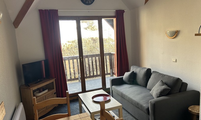 Valmeinier Apartamento | Appartement Pied de Piste Avec Piscine Résidence 4, vue Montagne Sans Vis-à-vis