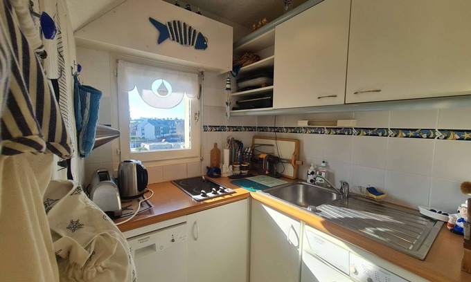 Arzon Apartamento | Appartement Pour 4 Personnes vue Port du Crouesty à Louer