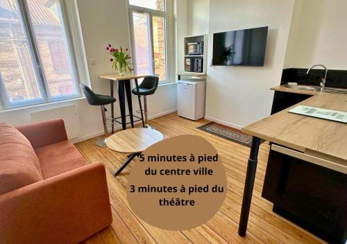 Abbeville Apartamento | Appartement proche centre ville
