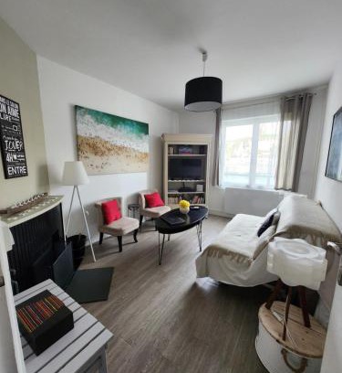 Dieppe Apartamento | Appartement Quai Ouest, vue entrée port, Stationnement gratuit, Lits faits pour votre arrivée, serviettes de toilettes fournies