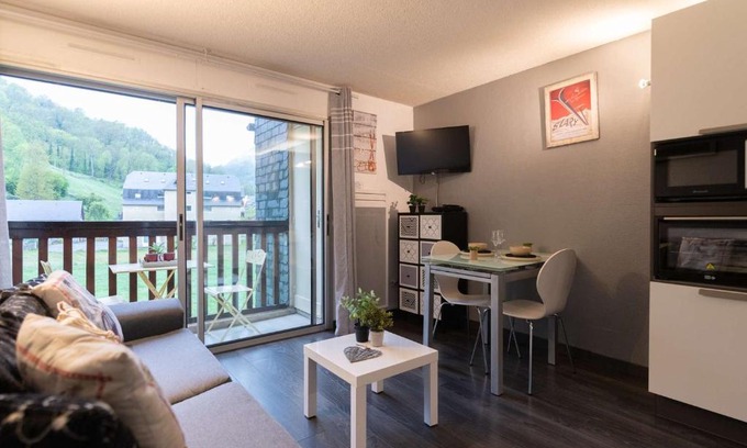 Saint-Lary-Soulan Apartamento | Appartement rénové 4 personnes calme proche centre Saint-Lary - FR-1-296-241