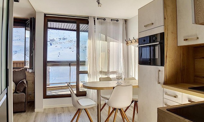 Reberty Apartamento | Appartement rénové avec coin montagne, accès direct aux pistes, balcon - Reberty 1850 - FR-1-344-976