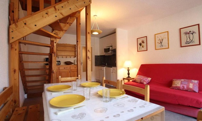 Saint-Chaffrey Apartamento | Appartement Saint-Chaffrey , 2 pièces, 6 personnes - FR-1-330E-35