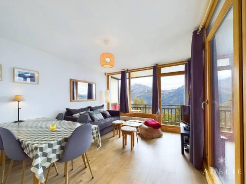 La Rosiere Apartamento | Appartement Scandinave, 3 pièces, 50m², proche pistes et commerces, avec balcons et parking - FR-1-398-609
