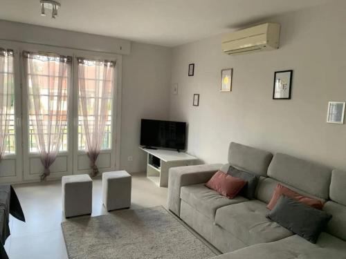 Pierrelaye Apartamento | Appartement spacieux à Pierrelaye avec vue sur jardin, 83 m²