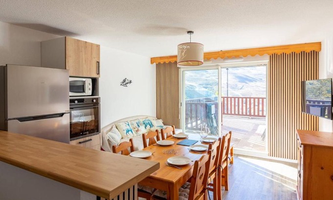 Germ Apartamento | Appartement spacieux 8 pers, Peyragudes, terrasse, parking gratuit, avantages location ski - FR-1-695-44
