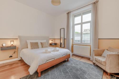Coutures Apartamento | Appartement spacieux avec cour parfait pour famille et amis