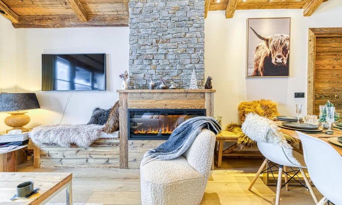 Arc-1950 Apartamento | Appartement style chalet 5* vue Mont-Blanc - Arc 1950