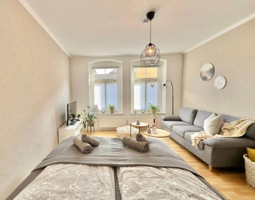Bautzen Apartamento | Appartement "STADTGEFLÜSTER" im Zentrum, inkl Stellplatz, 2 Betten, Babybett, Balkon, gratis Kaffee und Tee, WLAN