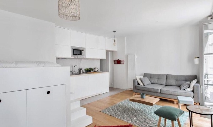 17th Arrondissement Apartamento | Appartement studio Paris 17e