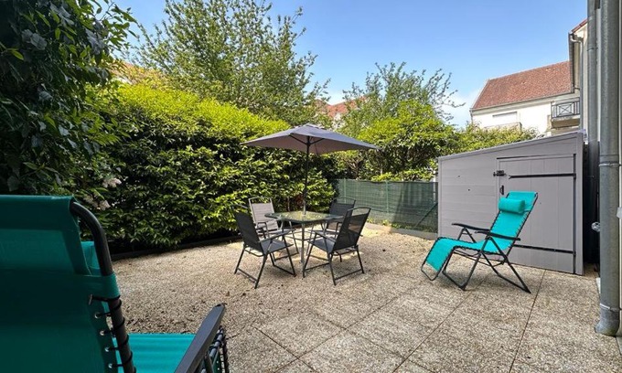 Bussy-Saint-Georges Apartamento | Appartement T2 Rez de jardin - Disneyland Paris 6 min