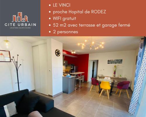 Rodez Apartamento | Appartement T2 cosy à Rodez