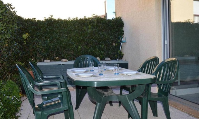 Saint-Cyprien Plage Apartamento | Appartement T2 en Rez-de-Chaussée avec Terrasse et Parking à Saint-Cyprien - FR-1-225D-472