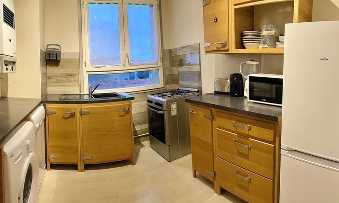 Clermont-Ferrand Apartamento | Appartement T5 tout confort (idéal longue durée entreprise, ou famille)
