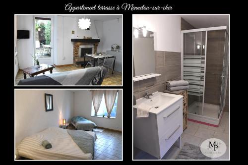 Mennetou-sur-Cher Apartamento | Appartement Terrasse à Mennetou sur Cher "La Cité Médiéval
