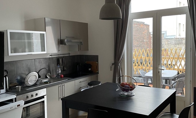 Armentieres Apartamento | Appartement Terrasse