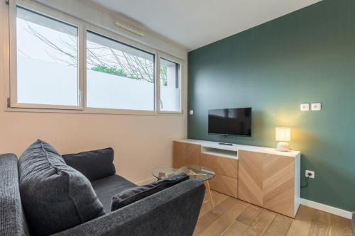 Marcq-en-Baroeul Apartamento | Appartement une chambre avec parking et terrasse