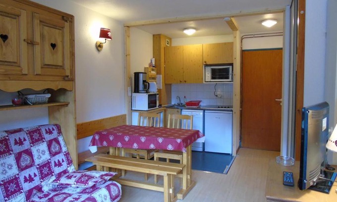 Valfrejus Apartamento | Appartement Valfréjus 5 personnes au pied des pistes