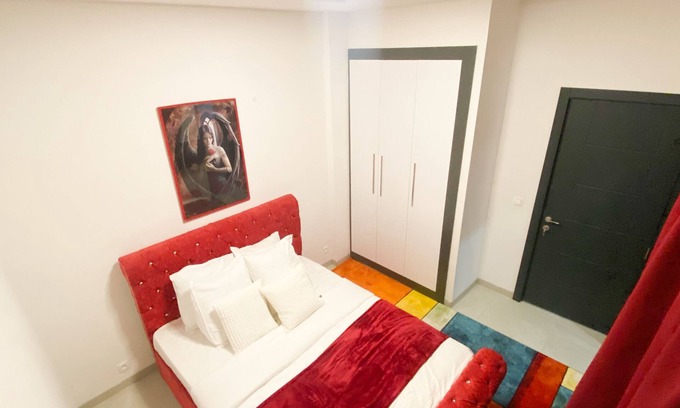 Point E Apartamento | Appartements Avec Piscine, Salle de Sport à Loin de la Plage Avec 3 Chambres