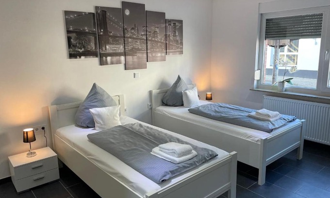 Ruhen Apartamento | Appartment am Rosenplatz,24 Stunden Check in, Küche, kostenfreie Parkplätze