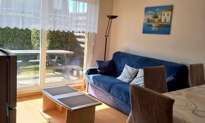 Berck-sur-Mer Apartamento | Apartamento cabina T2, 2/6 pers, rez de jardín, estacionamiento, en Berck, clasificado 3 *