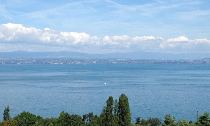 Publier Apartamento | Appt F3 800m del Golf d'Evian, magnífica vista al lago en residencia con piscina (4 / 6p)