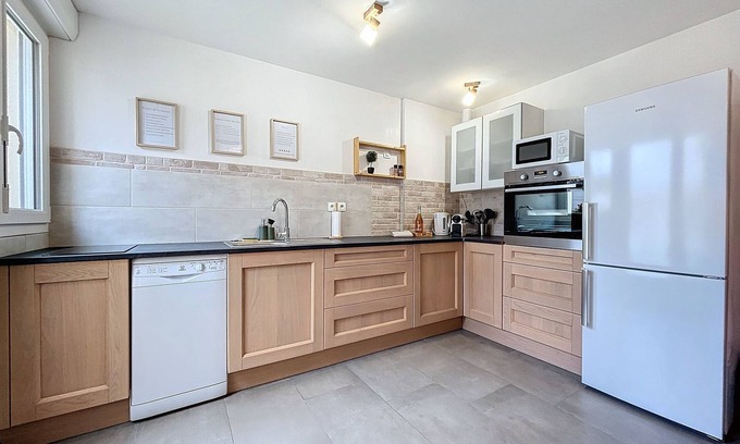 Quartier Saint-Clement - Jardin des Plantes Apartamento | Appt Neuf Jardin Stationnement Gratuit 10 min Gare Métro 1h30 Paris