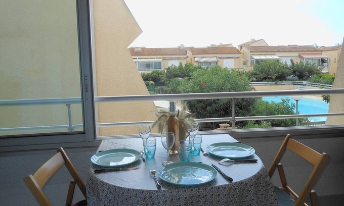 Marseillan Plage Apartamento | APT 2 ROOMS 21M2 + TERRACE 7M2 REF 4035