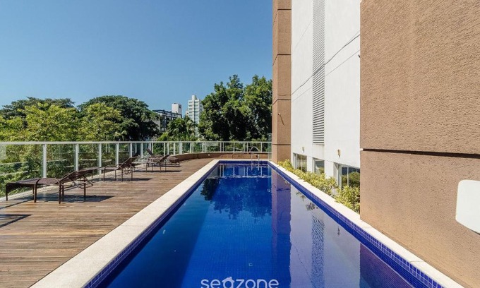 Centro Apartamento | Apto en cond. con piscina en Blumenau – PEM1301