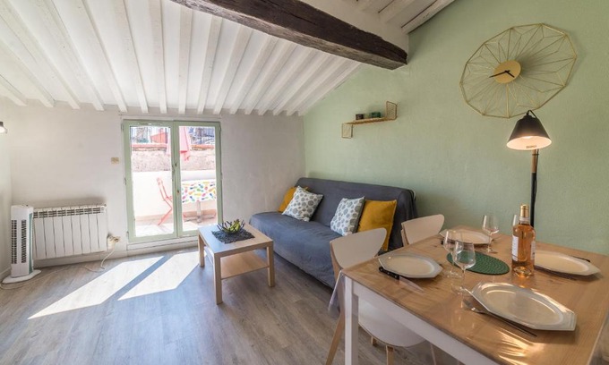 Grasse Apartamento | Apt terrasse centre historique