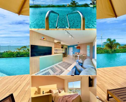 Itacolomi Apartamento | Apto 3 Quartos Condomínio Resort Completo Pé na areia com Piscina borda Infinita, Beach Tennis, Academia, Sala de Jogos, Brinquedoteca, Playground e Portaria 24H 2 Quartos com Ar-Condicionado, Churrasqueira Privativa Reserve Agora e Viva essa Experiência