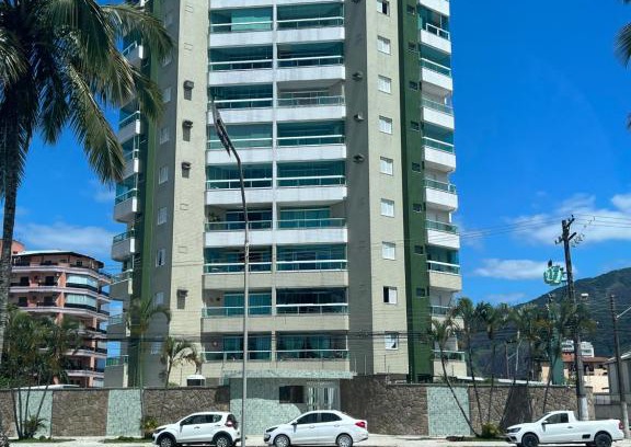 Caraguatatuba Apartamento | Apto beira mar pé na areia