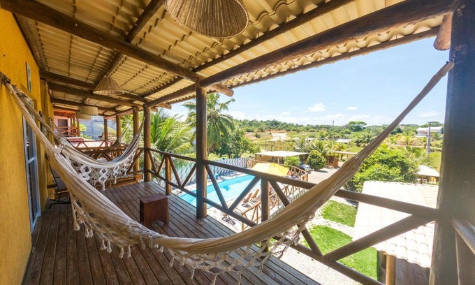 Imbassai Apartamento | Apto com lazer em rancho na Praia de Imbassaí - BA