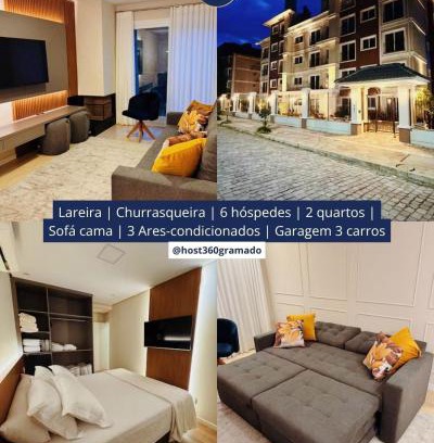 Vila Luiza Apartamento | Apto de luxo com lareira em Canela SelfChekIn