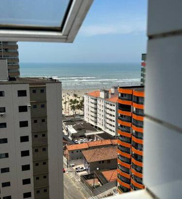 Aviacao Apartamento | Apto em Praia Grande, Aviação, 150 m da Praia!