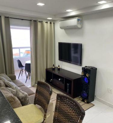 Aviacao Apartamento | Apto lindo e aconchegante na Praia Grande c/ vista