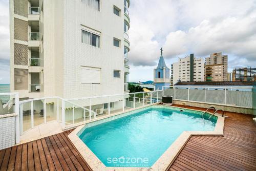 Picarras Apartamento | Apto Vista Mar cond. c/piscina e churrasq VCE1102