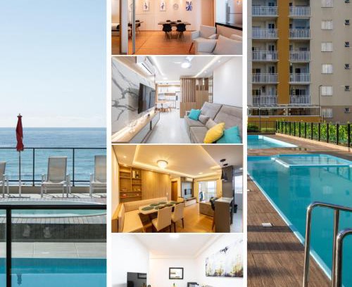 Barra Velha Apartamento | Aptos completos com vista mar pé na areia em Barra Velha em condomínio Resort com Spa, Piscina, quadra de futebol, Sala de jogos, brinquedoteca, Complexo com diversos comércios