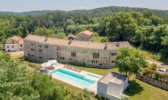 Groznjan Villa | Aquileia Residence # 5 - tranquilo, jardín privado, gran piscina, cerca de Grožnjan