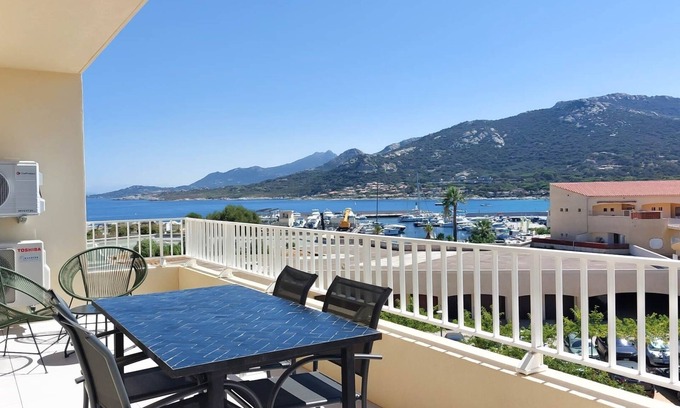 Marine de Saint Ambroggio Apartamento | Aranciu - Appt climatisé vue mer