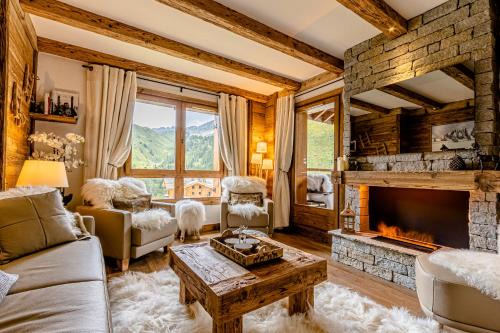 Arc-1950 Apartamento | Arc 1950, ambiance chalet luxe 5/7pers dans résidence 5* skis aux pieds avec SPA