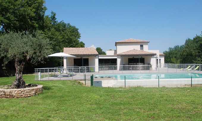 Saint-Genies-de-Comolas Casa | Villa Arquitecto, 12x7 piscina, cerca de Avignon, Orange, 14 pers.