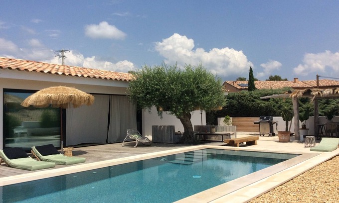 Saint-Cyr-sur-Mer Villa | Arquitecto villa, mar, distrito de lecques en Saint-cyr sur mer